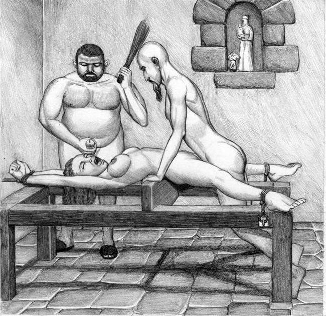 15P huge cock forced in mouth and ass bdsm art