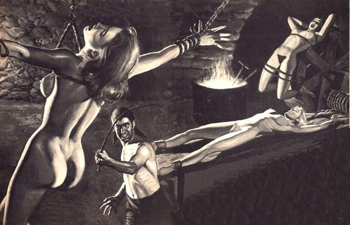 15P huge cock forced in mouth and ass bdsm art