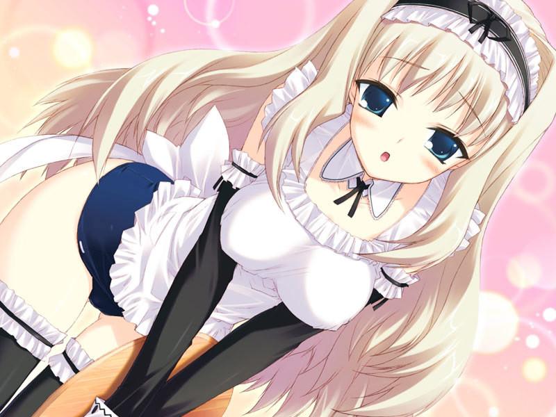 20P Little petite anime schoolgirls in short skirts and high socks