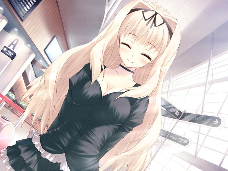 20P Little petite anime schoolgirls in short skirts and high socks