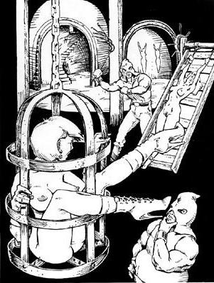 15P women in horrible painful sex bdsm art