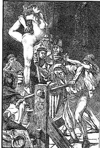 15P painful bizarre sexual female bondage art