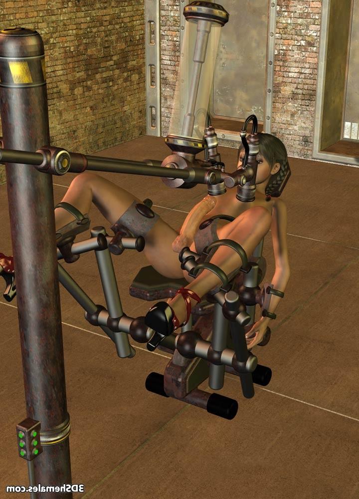 16P Dickgirl milked