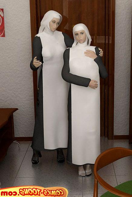 15P Toon nuns fuck