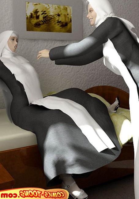 15P Toon nuns fuck