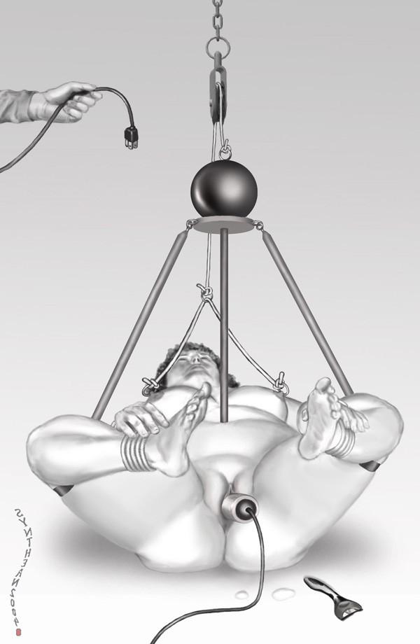 15P cruel and unusual painful bdsm art