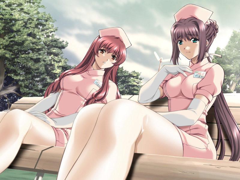 20P Piss drinking fetish hentai nurses in pink uniform with big tits