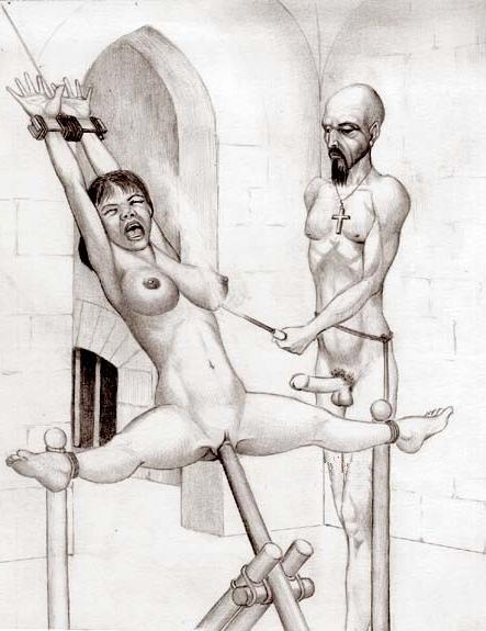 15P evil bondage with rope and chains