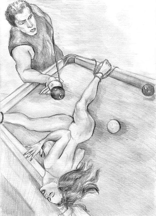 15P women bound in dungeon bdsm drawings