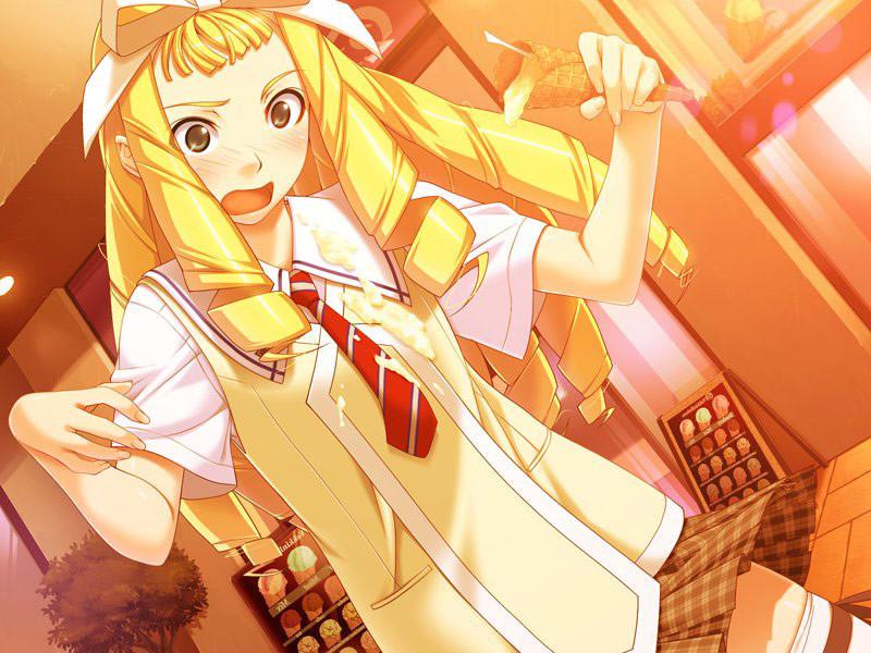 20P Blonde schoolgirl hentai princess with huge natural breasts