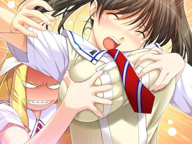 20P Blonde schoolgirl hentai princess with huge natural breasts