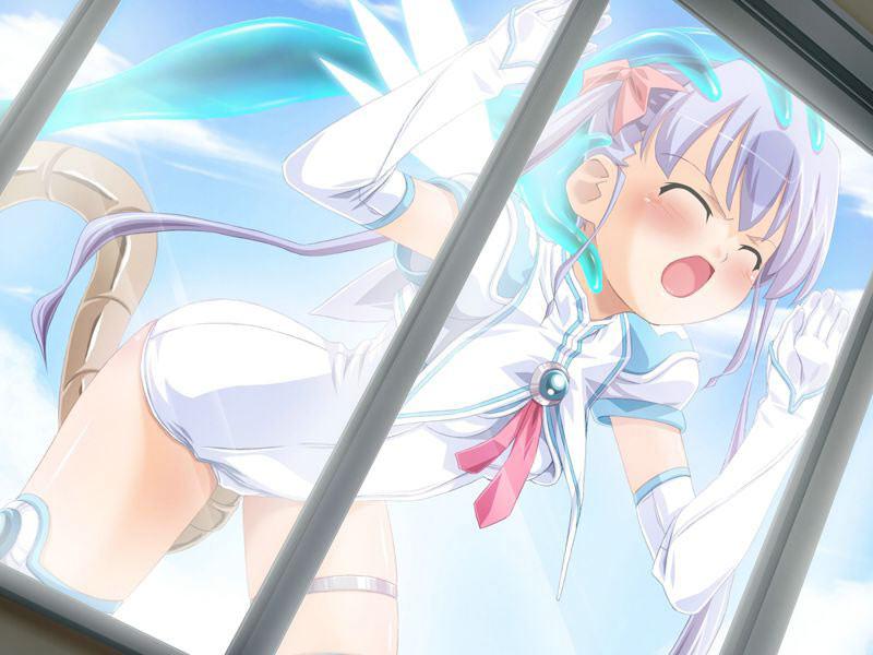 20P Submissive hentai schoolgirl sucking on tentacles swallowing cum