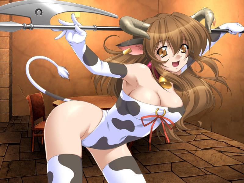 18P Beautiful big breasts on crazy anime costume lingerie models