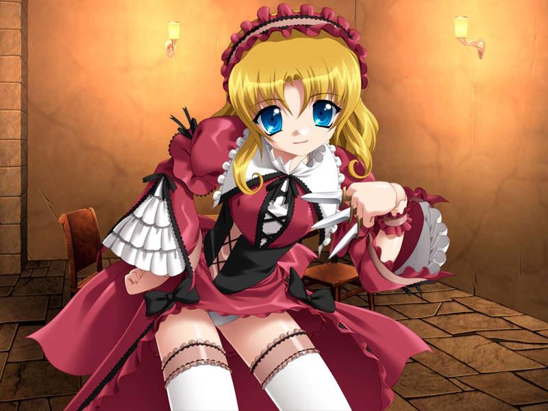 18P Beautiful big breasts on crazy anime costume lingerie models