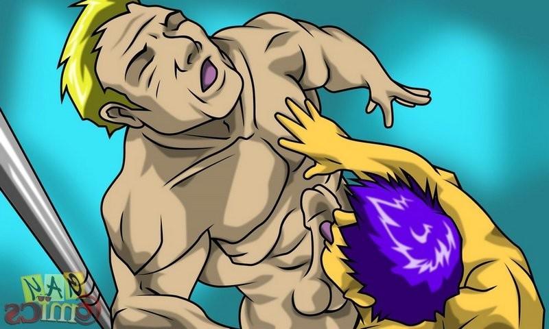 16P Gay comics about cartoon fucking at building