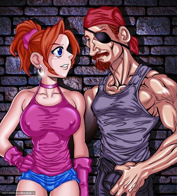 16P Horny anime chicks sucking and riding massive cocks