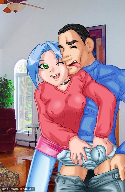 16P Horny anime chicks sucking and riding massive cocks