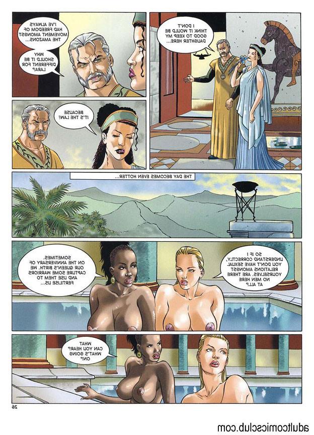 16P Adult sex comic featuring lara croft