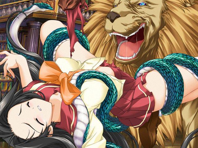 20P Twisted tentacle monsters love fucking young hentai girls