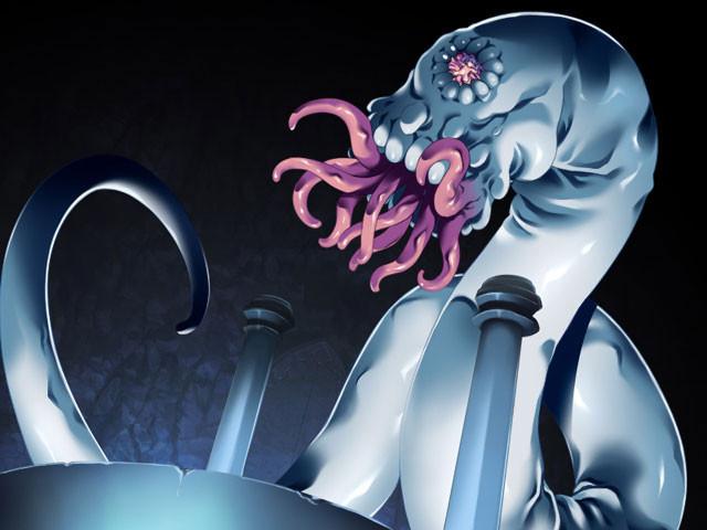 18P Tight little busty hentai teens fucked by wild tentacle monsters