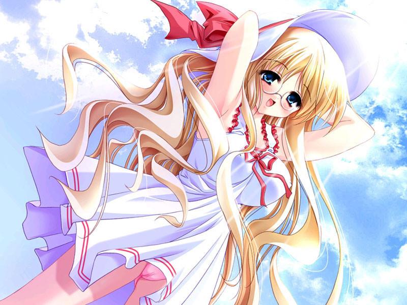 20P Silly anime bimbos with big tits hard nipples and no respect