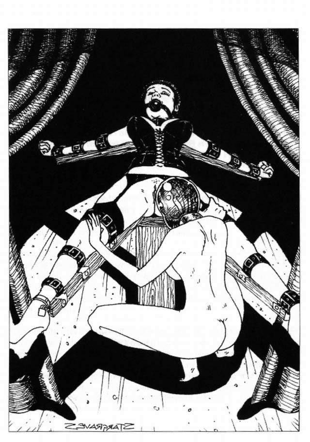 15P evil painful breast bdsm horror art
