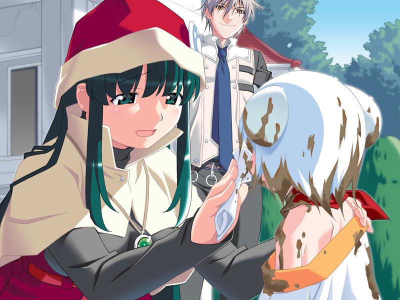 18P Nerdy big titty anime maid on the toilet and taking a hot bath