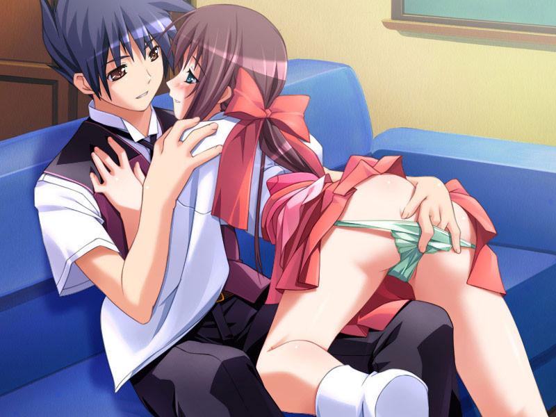 19P Bunch of anime college girls hit the beach for some hot sex