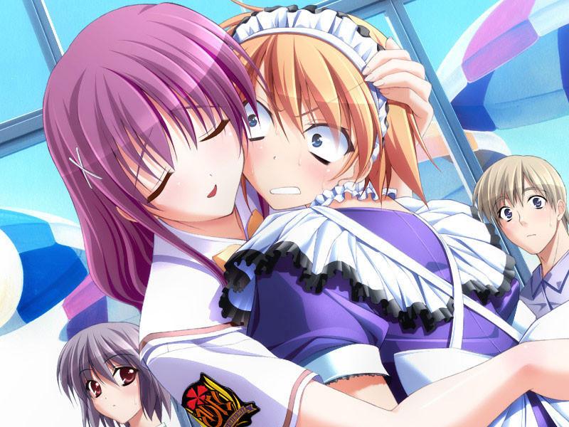 19P Bunch of anime college girls hit the beach for some hot sex