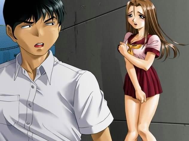 12P Anime girls with big tits get it rough