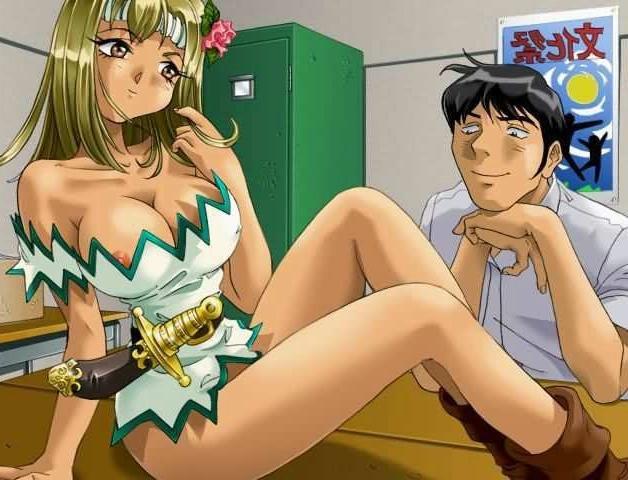 12P Anime girls with big tits get it rough