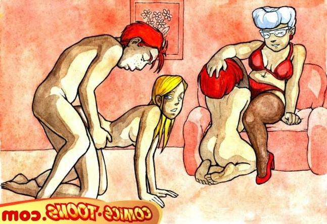 14P Cartoon porn adult comics about fucking at university