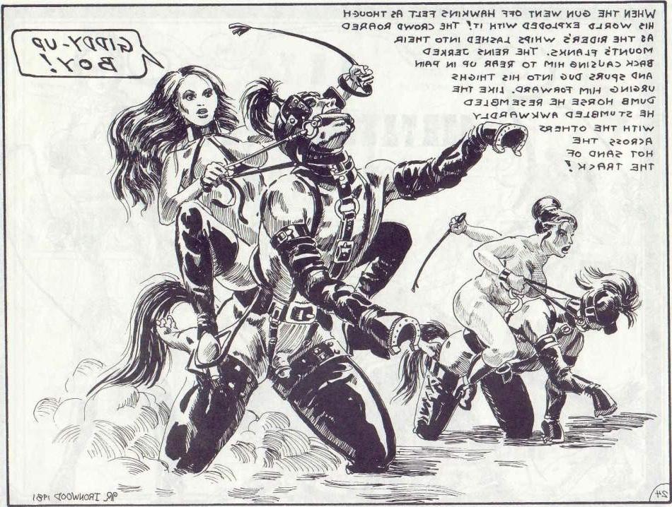 15P classic erotic bondage comics of the past