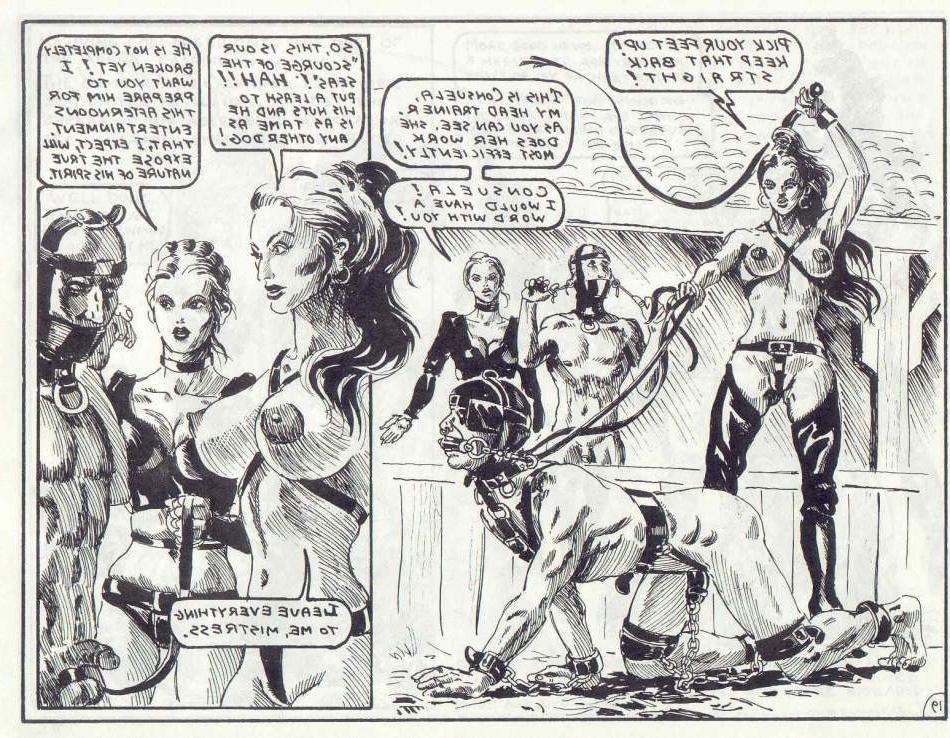 15P classic erotic bondage comics of the past