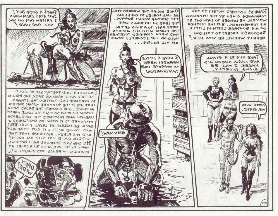 15P classic erotic bondage comics of the past