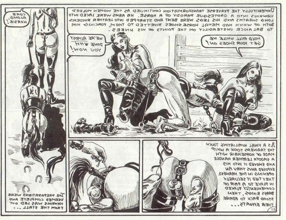 15P classic erotic bondage comics of the past