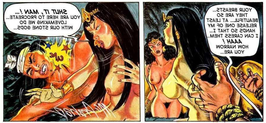 15P tied down by facesitting amazon women