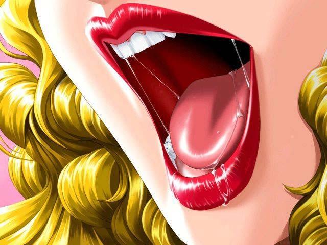 15P Anime girls with big tits have fun