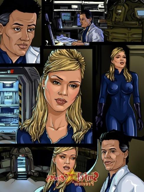 16P Jessica Simpson and Jessica Alba in drawn hardcore action