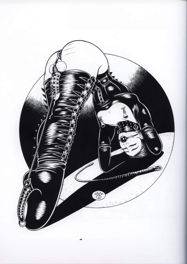 15P bizarre underground leather bdsm art