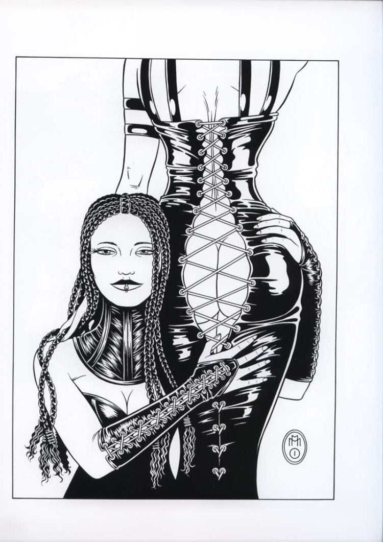 15P bizarre underground leather bdsm art