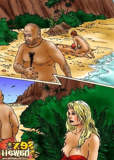 15P Dirty adult comics about cartoon sex on hawaii