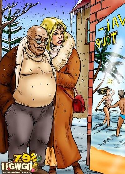 15P Forbidden sex on hawaii in adult comics