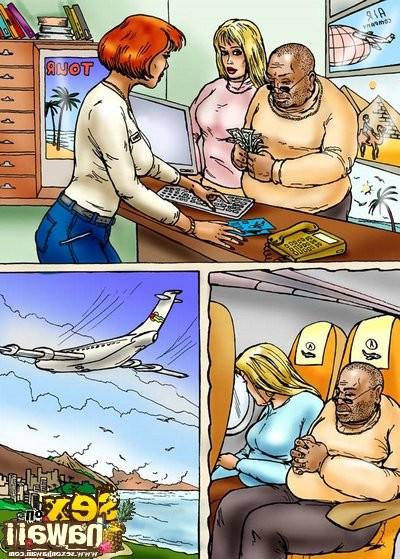 15P Forbidden sex on hawaii in adult comics