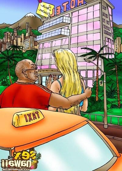 15P Forbidden sex on hawaii in adult comics