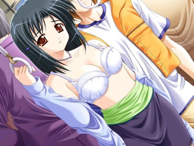 15P Anime girls with huge tits like it rough