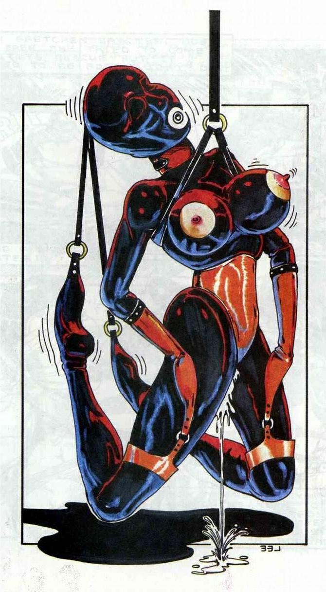 15P giant breasts tied with bondage leather