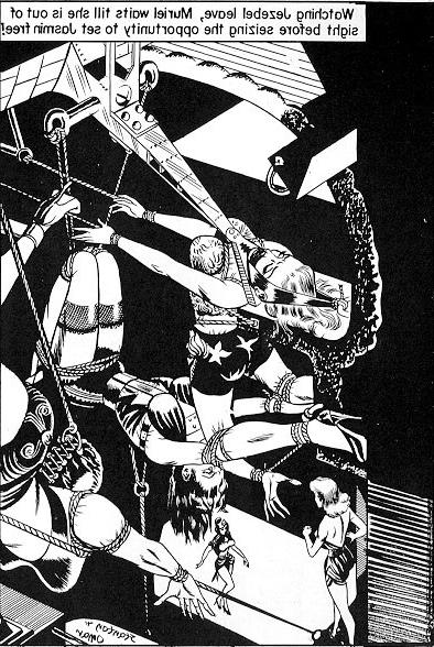 15P bizarre female dungeon bondage drawingss