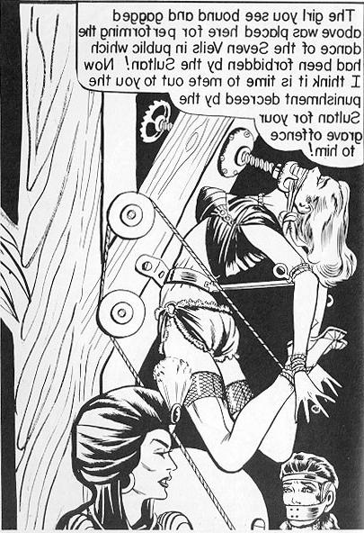15P bizarre female dungeon bondage drawingss