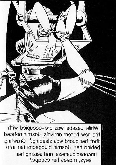 15P bizarre female dungeon bondage drawingss